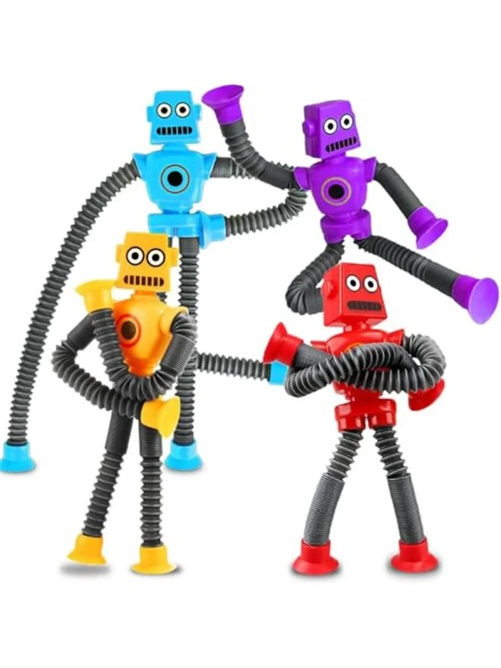 Robot Sensory Travel Roadtrip Toys 4Pcs